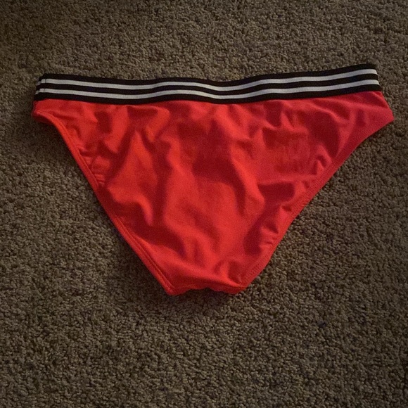 George Vibrant Bikini Bottom — Red - Picture 2 of 3